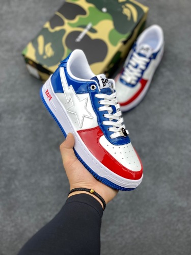 Men Women B*ape sta to low Top Sneaker ( arrenfashion)