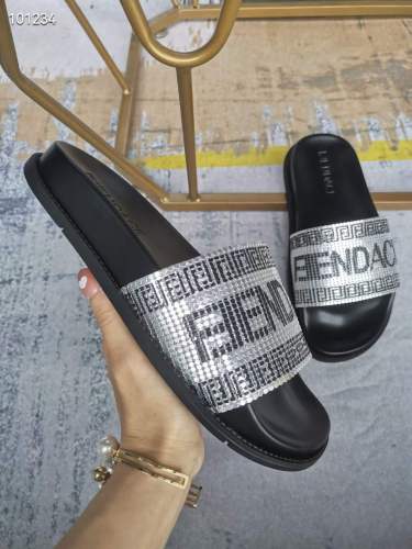 Men Women F*endi Top Sandals (Arrenfashion)