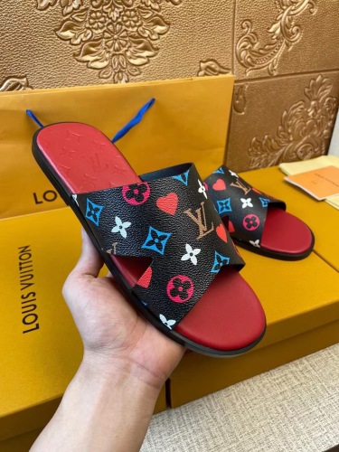 Men L*ouis V*uitton Top Slippers (Arrenfashion)