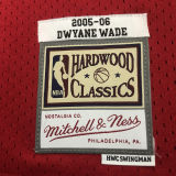 2005/06 Miami Heat WADE #3 Retro Red NBA Jerseys热压