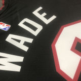 2023/24 Miami Heat WADE #3 Black NBA Jerseys 热压