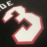 2023/24 Miami Heat WADE #3 Black NBA Jerseys 热压