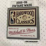 2005/06 Miami Heats WADE #3 Retro White NBA Jerseys热压