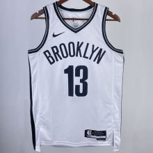 2023/24 Nets HARDEN #13 White NBA Jerseys