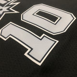 Spurs DEROZAN #10 Black NBA Jerseys