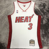 2005/06 Miami Heats WADE #3 Retro White NBA Jerseys热压