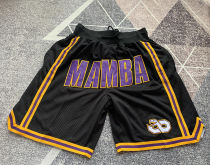 Lakers Black Four Bags NBA Pants