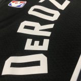 Spurs DEROZAN #10 Black NBA Jerseys