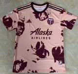 2022 Portland Timbers Away Pink Heritage Rose Fans Jersey