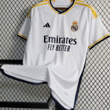2023/24 RM Home 1:1 Quality Home White Fans Soccer Jersey