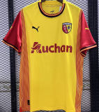 2023/24 Lens Home Yellow Fans Soccer Jersey