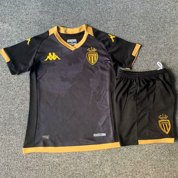 2023/24 Monaco Away Kids Soccer Jersey