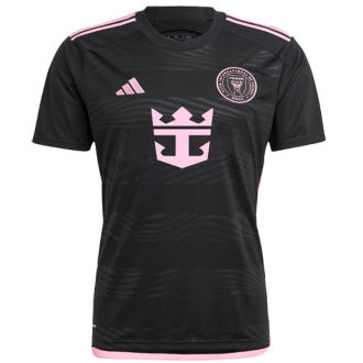 2024/25 Inter Miami 1:1 Quality Away Black Fans Jersey 胸前新广告