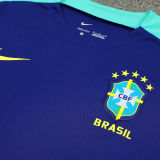 2025 Brazil Sapphire Blue Training Jersey(A Set)