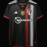 2023/24 Sao Paulo 1:1 Quality Third Black Fans Soccer Jersey