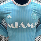 2024/25 Inter Miami Third Player Version Long Sleeve Jersey