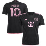 2024/25 Inter Miami 1:1 Quality Away Black Fans Jersey 胸前新广告