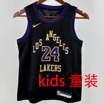 2024/25 Lakers BRYANT #24 Black Kids City Edition NBA Jersey