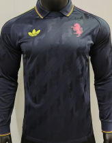 2025 JUV Retro Style Player Version Long Sleeve Soccer Jersey