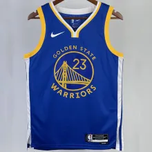 2023/24 Warriors GREEN #23 Blue NBA Jerseys
