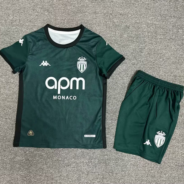 2024/25 Monaco Away Kids Soccer Jersey