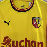 2023/24 Lens Home Yellow Fans Soccer Jersey