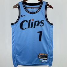 2025 Clippers HARDEN #1 Blue NBA Jerseys