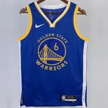 2023/24 Warriors YOUNG #6 Blue NBA Jerseys