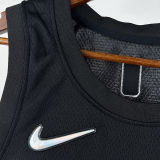 2025 Miami Heat JAQUEZ JR. #11 Black City Edition NBA Jersey