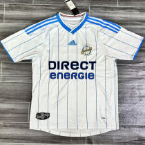 2009/2010 Marseille Home White Retro Soccer Jersey