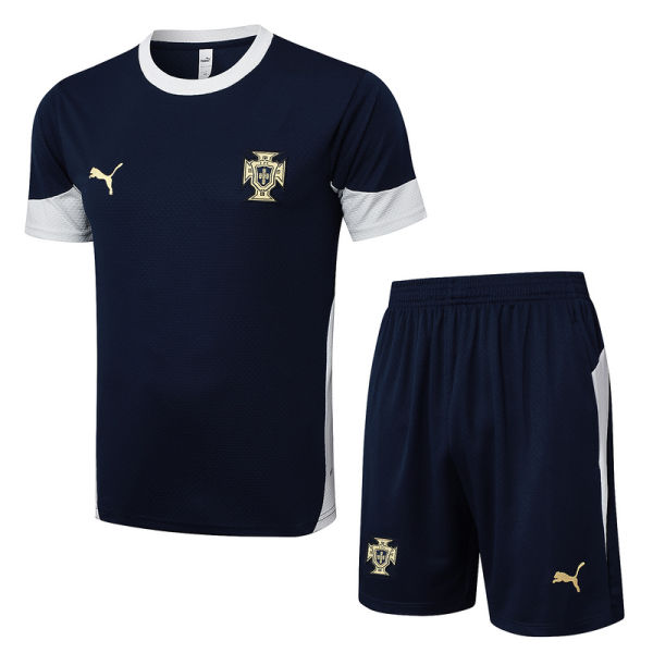 2025/26 Portugal Black Purple Training Jersey(A Set)