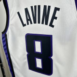 2025 Kings LAVINE #8 White NBA Jerseys