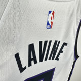 2025 Kings LAVINE #8 White NBA Jerseys