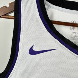 2025 Kings LAVINE #8 White NBA Jerseys