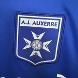 2003/04 AJ Auxerre Away Blue Retro Long Sleeve Soccer Jersey 欧塞尔