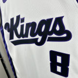 2025 Kings LAVINE #8 White NBA Jerseys