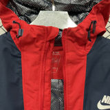 2025 NK Cotton Thickened warm Blue White Outdoor Jacket #P6加棉冲锋衣