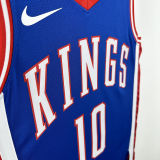 2025 Kings DEROZAN #10 Purple City Edition NBA Jerseys 热压