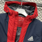2025 AD Cotton Thickened warm Blue White Outdoor Jacket #P5加棉冲锋衣