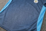 2025/26 Man City Sapphire Blue Training Jersey(A Set)