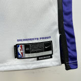 2025 Kings LAVINE #8 White NBA Jerseys