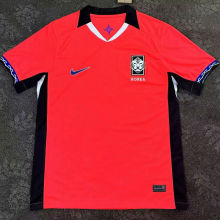 2025/26 South Korea Home Red Fans Soccer Jersey
