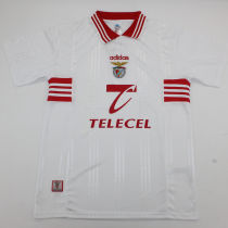 1997/1999 Benfica Away White Retro Soccer Jersey