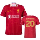 2024/25 LFC 1:1 Quality Home Red Fans Soccer Jersey 老款队徽