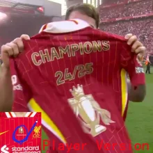 CHAMPIONS 24/25 LFC Home Player Version Soccer Jersey 2024/25 ★★ 带胸前小章 球员版
