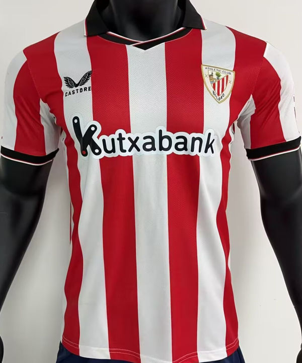 2025/26 Bilbao AT Home Player Version Soccer Jersey
