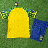 2025/26 Brazil Special Edition Kids Soccer Jersey