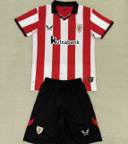 2025/26 Bilbao AT Home Kids Soccer Jersey