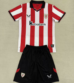2025/26 Bilbao AT Home Kids Soccer Jersey
