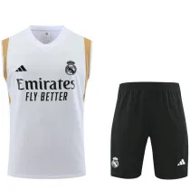 2023/24 R MAD White Training Shorts Suit